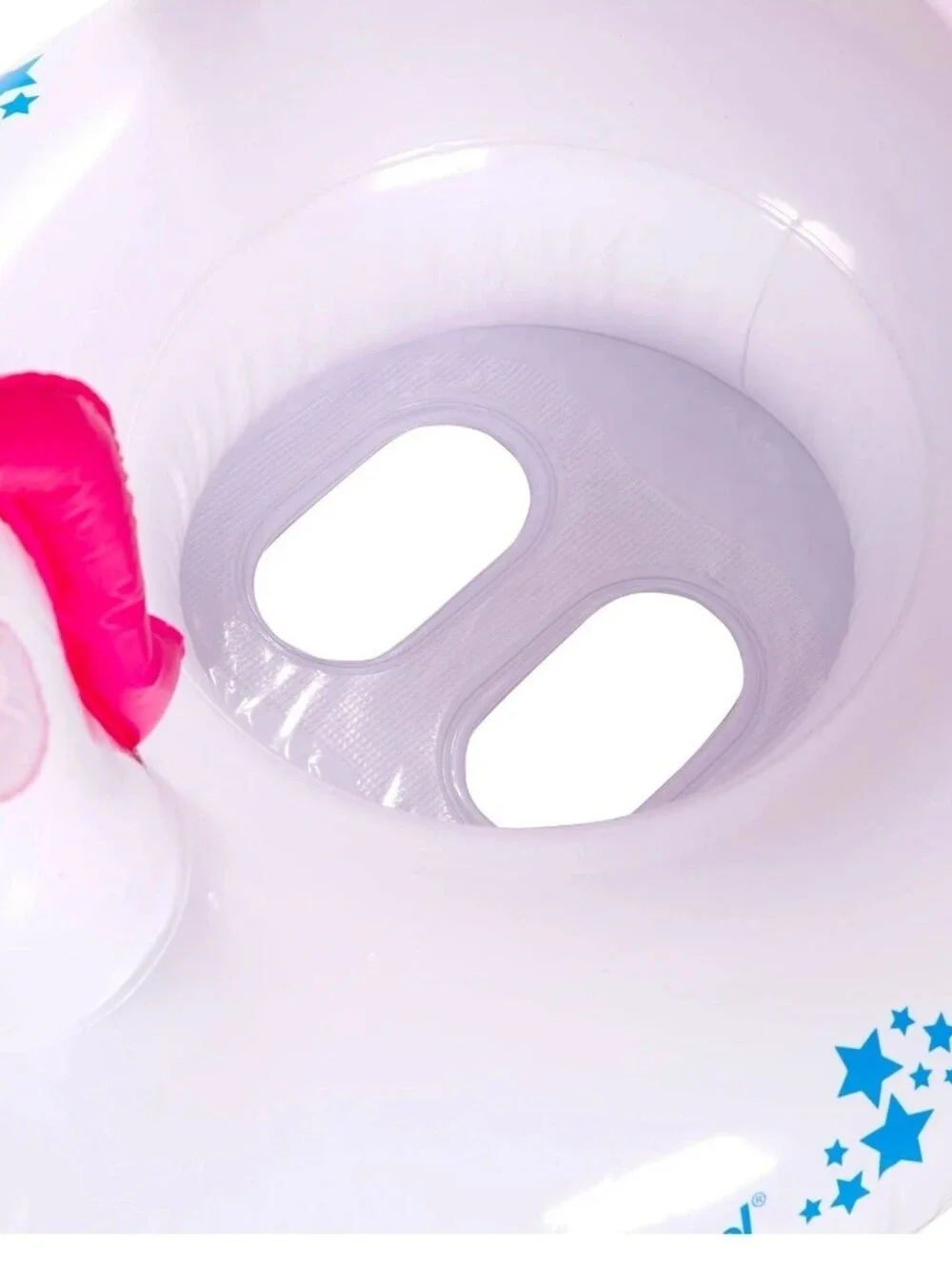 SwimSchool My Unicorn BabyBoat With Removable Syn Shade - White & Pink